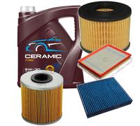 Denckermann Controllo Set 5L mannol Ceramica 5W-30 per Opel Zafira B. 1.7