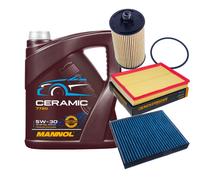 Denckermann Controllo Set 5L mannol Ceramica 5W-30 per Opel Zafira B 1.8