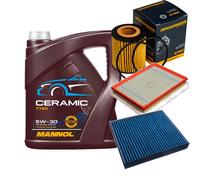 Denckermann Controllo Set 5L mannol Ceramica 5W-30 per Opel Zafira B 1.9