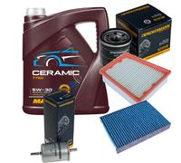 Denckermann Controllo Set 5L mannol Ceramica 5W-30 per Renault Scénic III