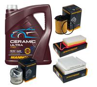 Denckermann Controllo Set 5L mannol Ceramica 5W-40 per Peugeot 207