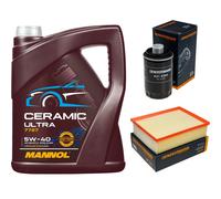 Denckermann Controllo Set 5L mannol Ceramica 5W-40 per Seat Exeo Pezzi 1.8 TSI