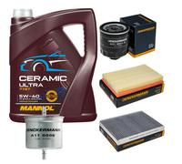 Denckermann Controllo Set 5L mannol Ceramica 5W-40 per VW Golf IV 1.6
