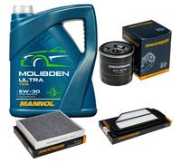 DENCKERMANN Controllo Set 5L MANNOL MOLIBDEN ULTRA 5W-30 Per Chevrolet Spark