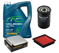 Denckermann Controllo Set 5L mannol Molibden Ultra 5W-30 per Nissan Note