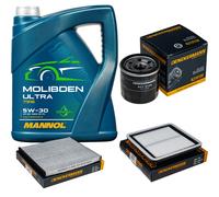 DENCKERMANN Controllo set 5L MANNOL Molibden Ultra 5W-30 per Subaru Legacy