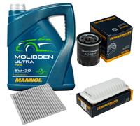 DENCKERMANN Controllo Set 5L MANNOL MOLIBDEN ULTRA 5W-30 Per Toyota Yaris