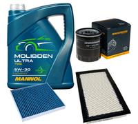 DENCKERMANN Controllo Set 5L MANNOL MOLIBDENO ULTRA 5W-30 Per Jeep Compass