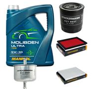 DENCKERMANN Controllo Set 5L MANNOL MOLIBDENO ULTRA 5W-30 Per Nissan Primera