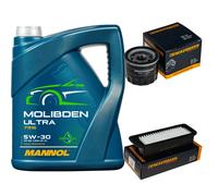 DENCKERMANN Controllo Set 5L MANNOL MOLIBDENO ULTRA 5W-30 Per Suzuki Celerio