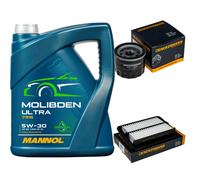 DENCKERMANN Controllo Set 5L MANNOL MOLIBDENO ULTRA 5W-30 Per Suzuki Swift V