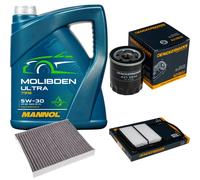 DENCKERMANN Controllo Set 5L MANNOL MOLIBDENO ULTRA 5W-30 Per Toyota Prius