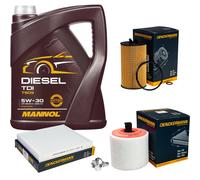 DENCKERMANN Controllo Set 5L MANNOL TDI 5W-30 Per Opel Astra K 1.6 BiTurbo