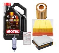 DENCKERMANN Controllo Set 5L MOTUL 8100 X-CESS 5W-40 Per BMW 1 Serie 114i 116i