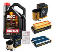 DENCKERMANN Controllo Set 5L MOTUL 8100 X-CESS 5W-40 Per Citroën Berlingo
