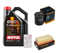 DENCKERMANN Controllo Set 5L MOTUL 8100 X-CESS 5W-40 Per Citroën C3 II 1.2