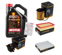 DENCKERMANN Controllo Set 5L MOTUL 8100 X-CESS 5W-40 Per Citroën C5 III