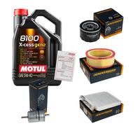 DENCKERMANN Controllo Set 5L MOTUL 8100 X-CESS 5W-40 Per Dacia Sandero Logan