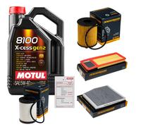 DENCKERMANN Controllo Set 5L MOTUL 8100 X-CESS 5W-40 Per Lancia Ypsilon 1.3