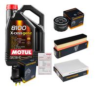 DENCKERMANN Controllo Set 5L MOTUL 8100 X-CESS 5W-40 Per Renault Kangoo 1.5