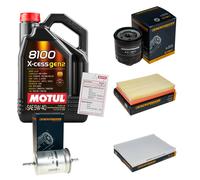 DENCKERMANN Controllo Set 5L MOTUL 8100 X-CESS 5W-40 Per Seat Leon 1.6 16V