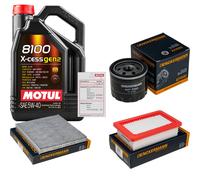 DENCKERMANN Controllo Set 5L MOTUL 8100 X-CESS 5W-40 Per Smart Fortwo Coupe
