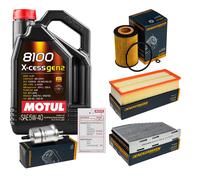 DENCKERMANN Controllo Set 5L MOTUL 8100 X-CESS 5W-40 Per VW Caddy IV Kasten