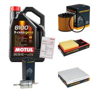 DENCKERMANN Controllo Set 5L MOTUL 8100 X-CESS 5W-40 Per VW Polo 1.6 16V