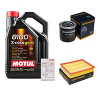 DENCKERMANN Controllo Set 5L MOTUL 8100 X-CESS 5W-40 Per VW Transporter IV