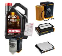 DENCKERMANN Controllo Set 5L MOTUL 8100 X-CLEAN EFE 5W-30 Per KIA Carens IV