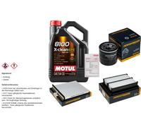 DENCKERMANN Controllo Set 5L MOTUL 8100 X-CLEAN EFE 5W-30 Per Mazda 3 1.5