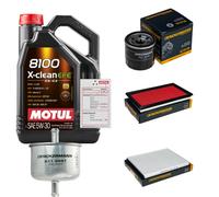 DENCKERMANN Controllo Set 5L MOTUL 8100 X-CLEAN EFE 5W-30 Per Nissan Primera