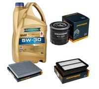 DENCKERMANN Controllo Set 5L Olio RAVENOL SMP 5W-30 per KIA Ceed 1.6