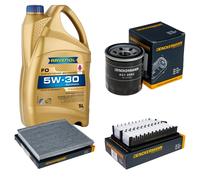 DENCKERMANN Controllo Set 5L RAVENOL 5W-30 per Hyundai i30 1.4 KIA Cee'D Pro