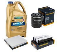 DENCKERMANN Controllo Set 5L RAVENOL 5W-30 per Hyundai i30 1.4 KIA Cee'D Pro