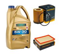 DENCKERMANN Controllo Set 5L RAVENOL 5W-30 per Suzuki Wagon R+ Schrägheck 1.2
