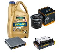 DENCKERMANN Controllo Set 5L RAVENOL 5W-40 per Hyundai Elantra Berlina 1.6