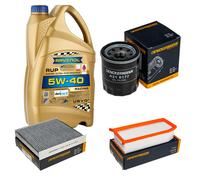 DENCKERMANN Controllo Set 5L RAVENOL 5W-40 per Renault Clio IV 1.6 RS Trophy