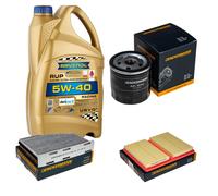 DENCKERMANN Controllo Set 5L RAVENOL 5W-40 per VW Caddy IV Combi 1.0 TSI