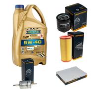 DENCKERMANN Controllo Set 5L RAVENOL 5W-40 per VW Lupo 1.4 FSI