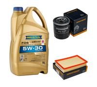 DENCKERMANN Controllo Set 5L RAVENOL FDS 5W-30 per Suzuki Wagon R+ 1.3
