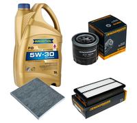 DENCKERMANN Controllo Set 5L RAVENOL FO 5W-30 per KIA Carnival/Grand 2.7 V6