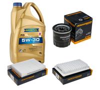 DENCKERMANN Controllo Set 5L RAVENOL FO 5W-30 per Suzuki Splash 1.2 VVT 1.0