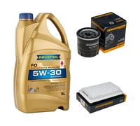 DENCKERMANN Controllo Set 5L RAVENOL FO 5W-30 per Suzuki Splash 1.2 VVT 1.0