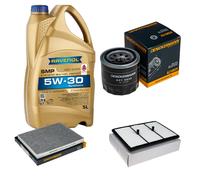 DENCKERMANN Controllo Set 5L RAVENOL SMP 5W-30 Olio per KIA Niro 1.6 GDi Ibrido
