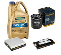 DENCKERMANN Controllo Set 5L RAVENOL SMP 5W-30 per Chevrolet Spark 1.0 1.2