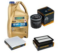 DENCKERMANN Controllo Set 5L RAVENOL SMP 5W-30 per Hyundai Kona 1.6 T-GDi