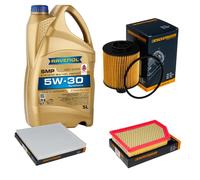 DENCKERMANN Controllo Set 5L RAVENOL SMP 5W-30 per Jeep Cherokee 2.0 CRD 4x4