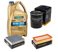 DENCKERMANN Controllo Set 5L RAVENOL SMP 5W-30 per Mitsubishi Colt VI 1.3 1.1