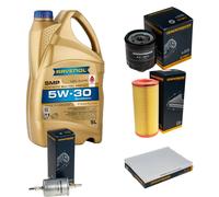 DENCKERMANN Controllo Set 5L RAVENOL SMP 5W-30 per VW Lupo 1.4 FSI